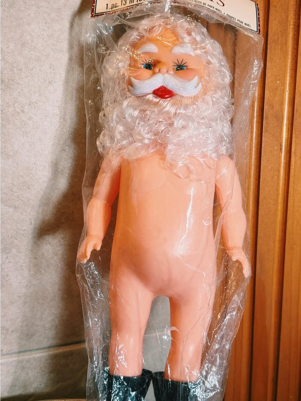 Vintage Darice Home For The Holidays Santa and Mrs. Claus Doll Craft Kit 13.5”
